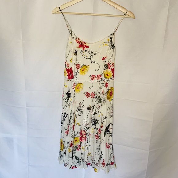 Old Navy Sun Dress White Floral Size Small - Picture 2 of 5